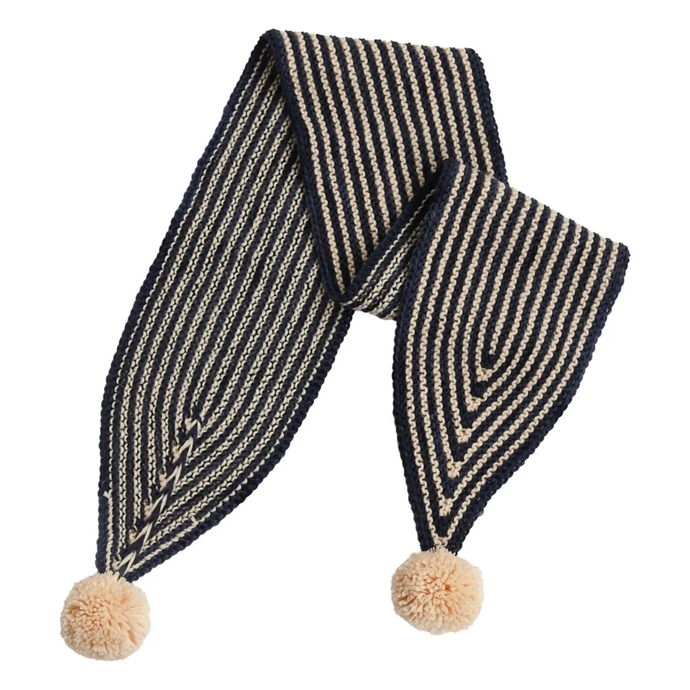 Kalinka - Divna Merino Wool Scarf | Navy