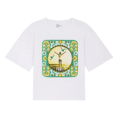 Leon & Harper - Feel Your Soul T-Shirt Organic Cotton | White