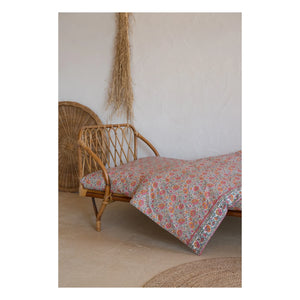 Louise Misha - Organic Cotton Noemie Duvet Cover | Orange