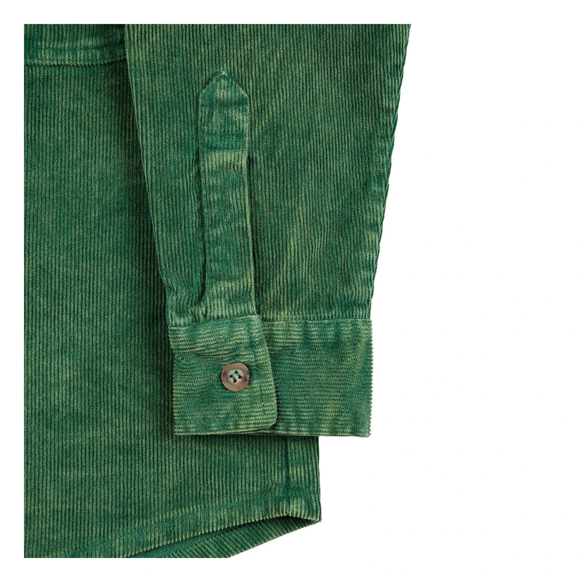 Bobo Choses - Velvet Yoke Shirt | Green