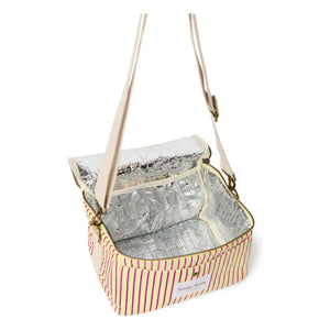 Studio Noos - Çizgili soğutucu çanta | Soluk sarı