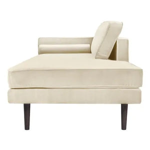 Broste Copenhagen - Pale Pink Velvet Lounge Chair