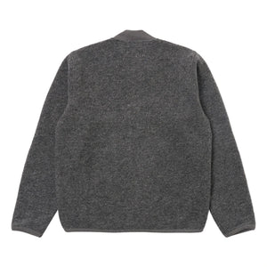 Universal Works - Yün Fermuarlı Bomber Ceket | Gri