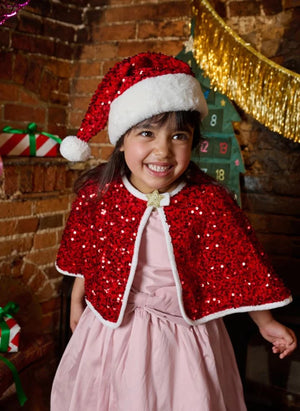 Rockahula Kids - Santa Payetli Şapka | Kırmızı