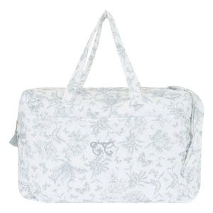 Tartine et Chocolat - Toile de Jouy Baby Diaper Bag | Gray