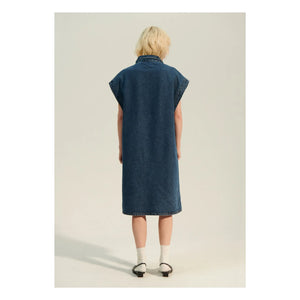 BELLEPIECE - Zafra Denim Dress | Dark Blue