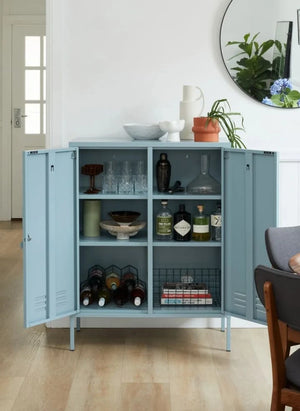 Mustard Made - Midi Metal Storage Unit | Ocean