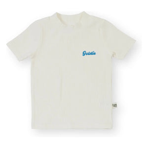 Goldie + Ace - Goldie Ribbed T-shirt | White