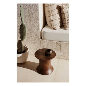 Ferm Living - Spin Tabure - FSC Ahşap | Kahverengi