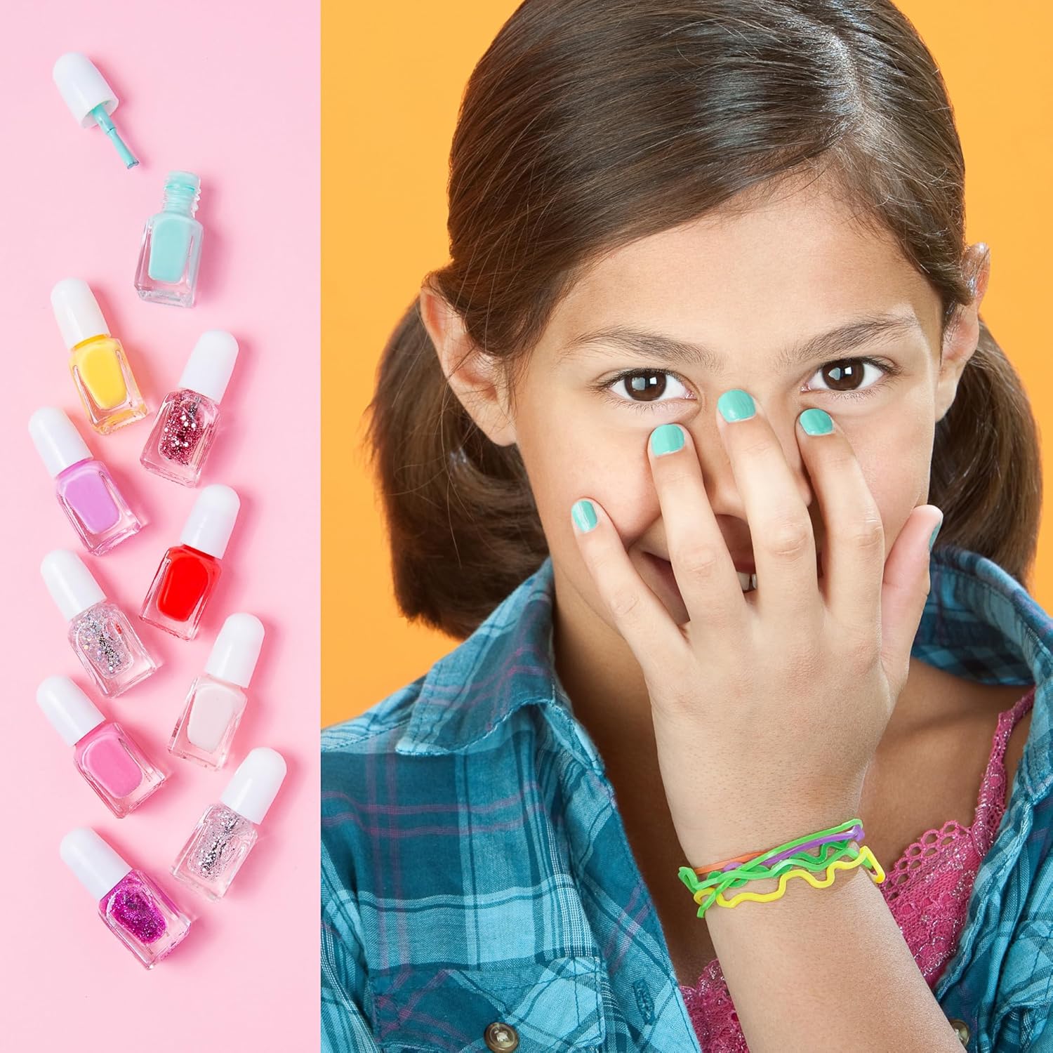Dinossi - 9-Piece Kids' Nail Polish and Care Set