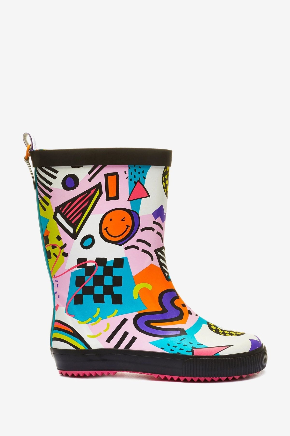 Dinossi - Foldable Fun Smile Girls Rain Boots - 32