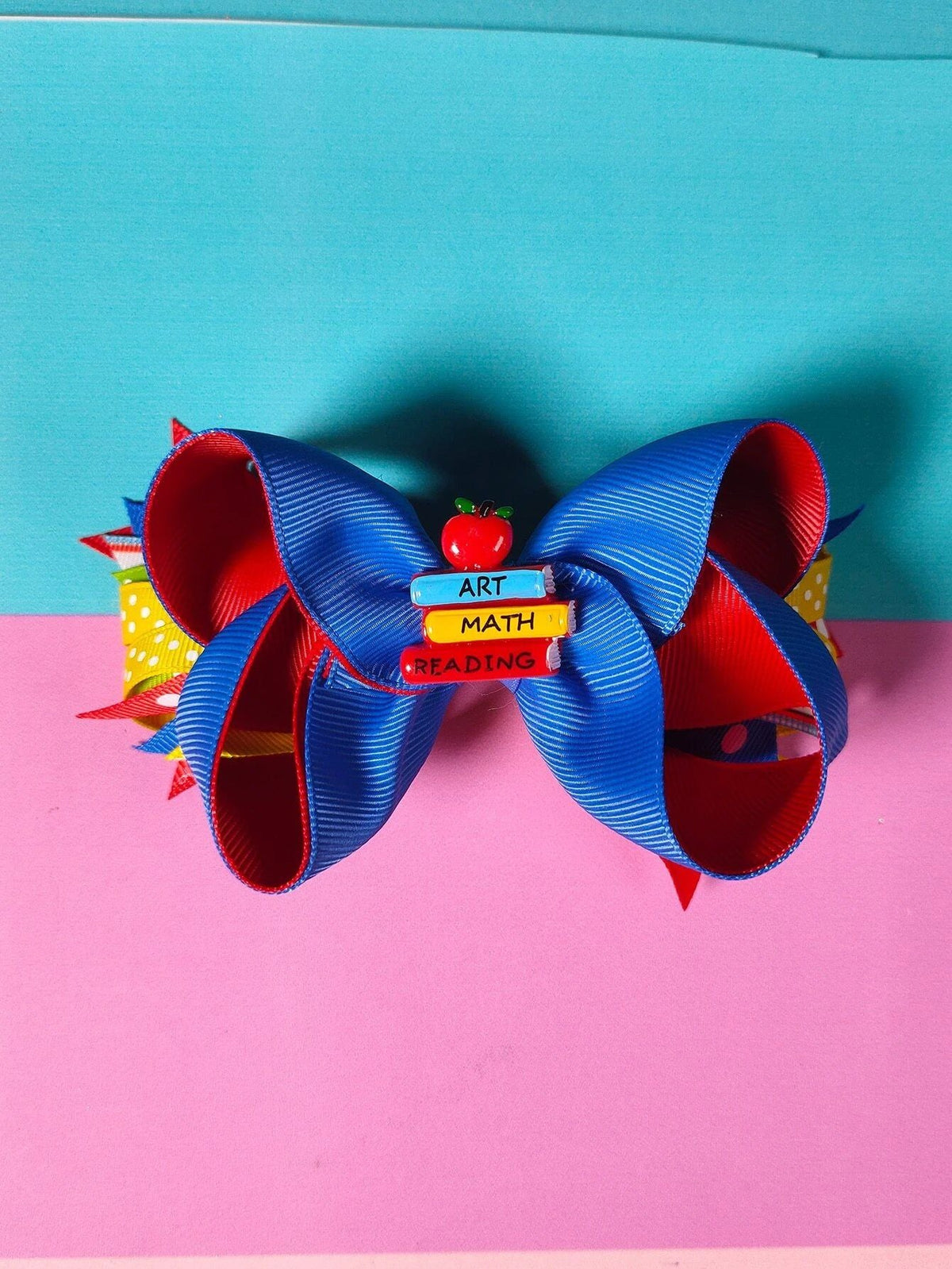 Dinossi - School Love Designed Girls Hair Clip