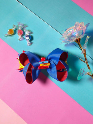 Dinossi - School Love Designed Girls Hair Clip