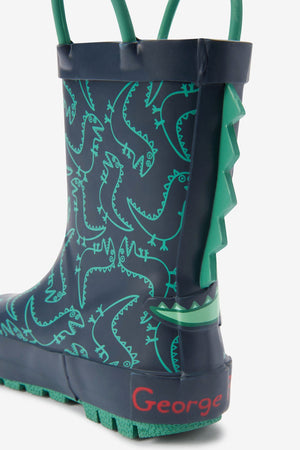 Dinossi - Peppa Pig Soft Sole Light Rain Boots - 30.5