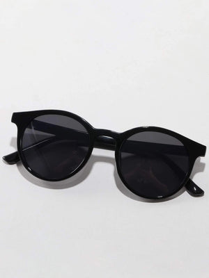Dinossi - Black Light Round Kids Sunglasses