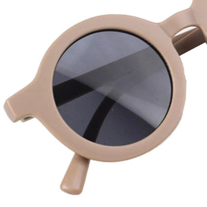 Dinossi - Sustainable Brown Round Kids Sunglasses
