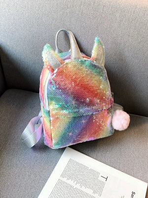 Dinossi - Unicorn Shiny Sequined Girls Backpack