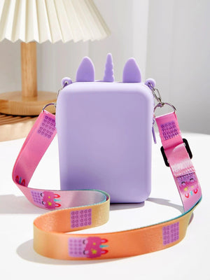 Dinossi - Unicorn Popit Design Purple Girl Shoulder Bag