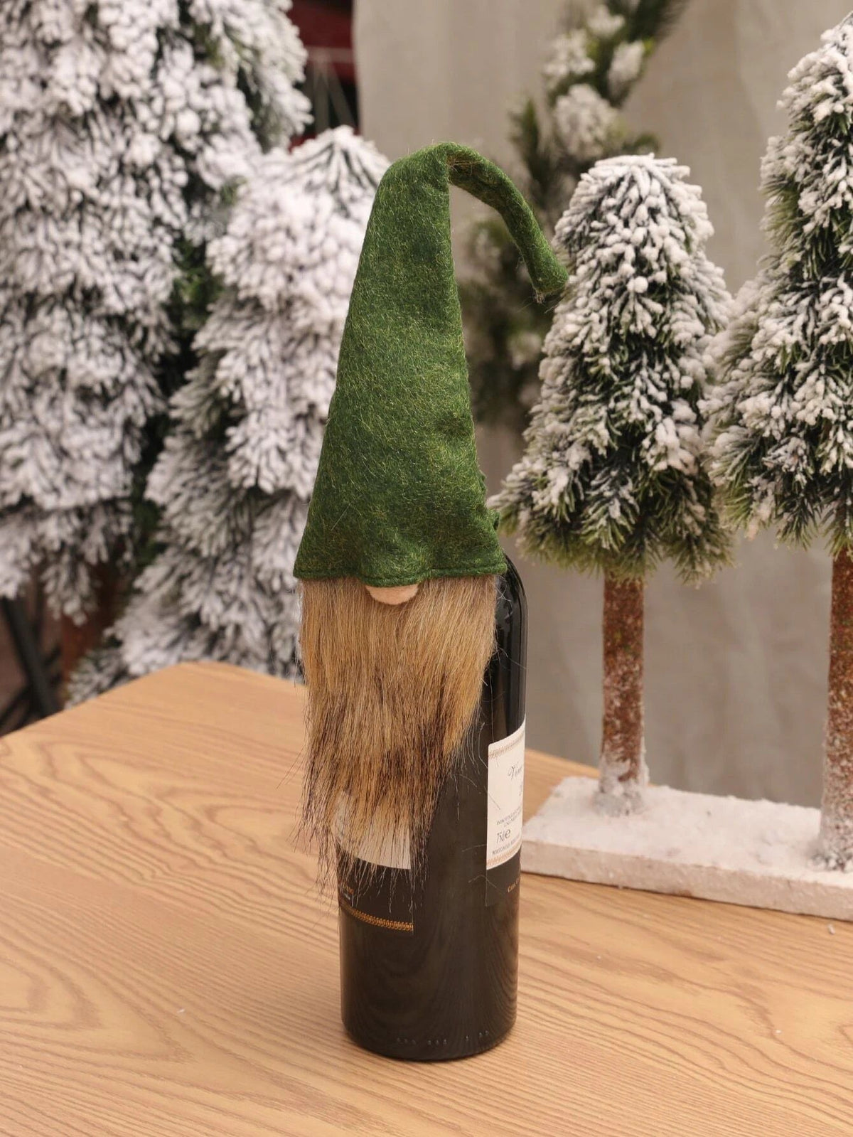 Dinossi - Christmas Gin Special Design Wine Bottle Cover Dress