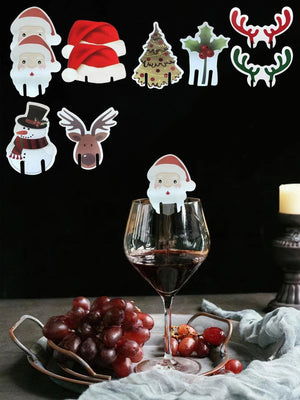 Dinossi - New Year Party Glass Decorations Head 10 Pieces