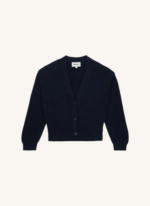 Smallable Kid - Abbey Organic Cotton Cardigan | Navy