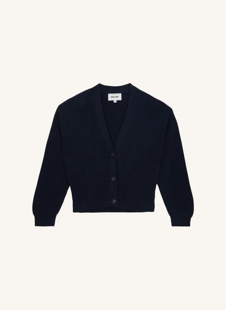 Smallable Kid - Abbey Organic Cotton Cardigan | Navy