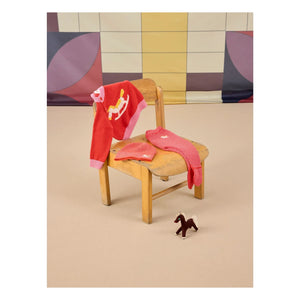 Bobo Choses - Organic Cotton Swinging Horse Sweater | Red