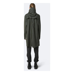 Rains - Unisex Long Waterproof Milled Coat | Green