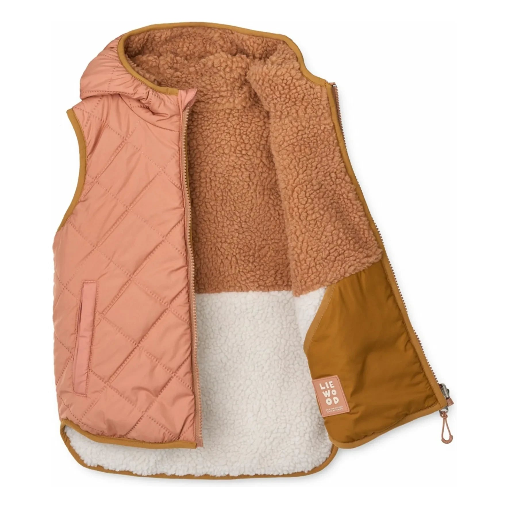 Liewood - Diana Double-Sided Sleeveless Jacket | Pink