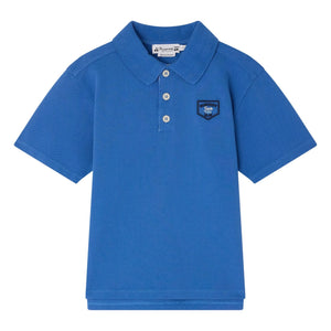 Bonpoint - Elion organic cotton polo shirt | Royal blue