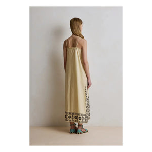 Hod - Constance Cotton Dress | Champagne