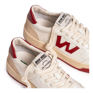 Bob Wolf - Legacy Deri ve Süet Sneakers | Kırmızı