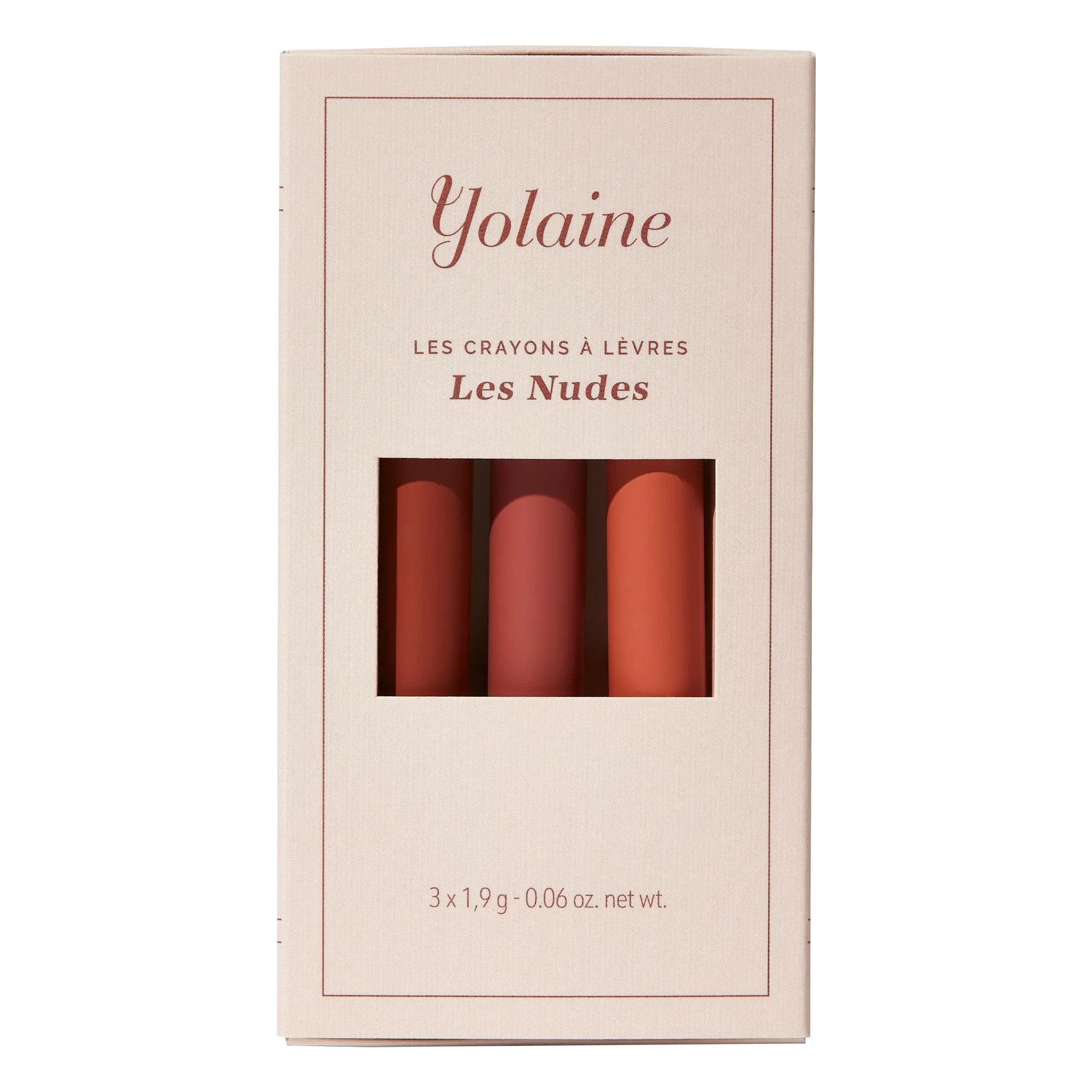 YOLAINE - Lip Liners - Nude Tones - Set of 3