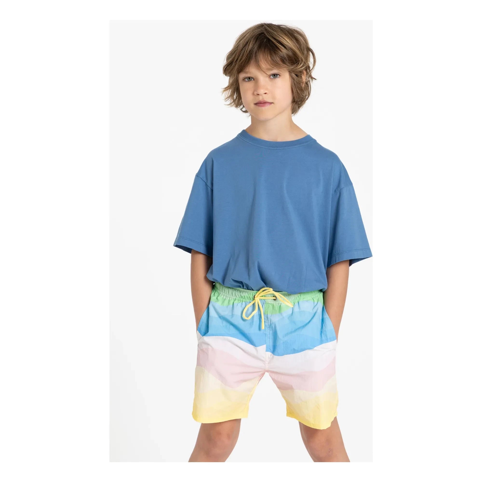 Smallable Kid - Nils Organic Cotton T-Shirt | Royal Blue