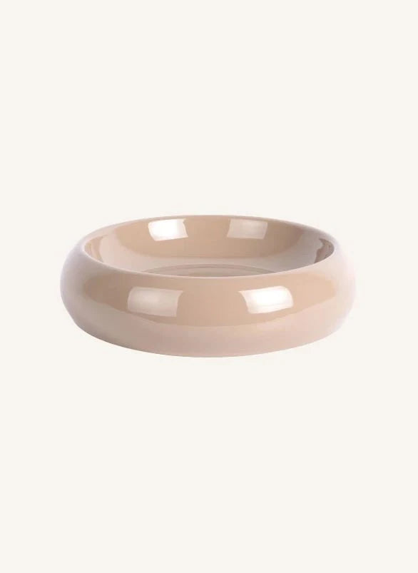 Present Time - Cadiz Metal Bowl | Mocha