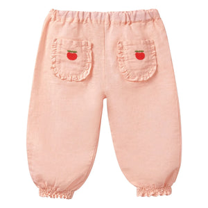 Cozmo - Linen Strap Pants | Powder Pink