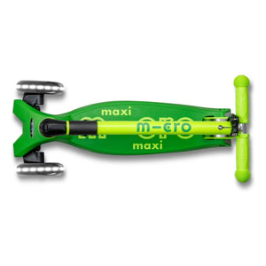 Micro - Maxi Foldable Neon LED Scooter | Green