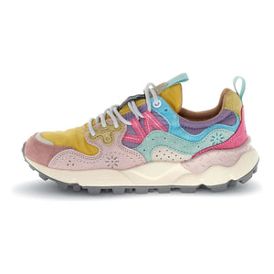 Flower Mountain - Yamano 3 Suede and Nylon Sneakers | Mustard