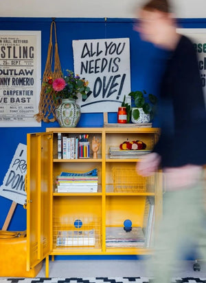 Mustard Made - Midi Metal Storage Unit | Light Yellow