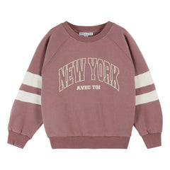 Emile et Ida - Organic Cotton Sweat NY | Dark Purple