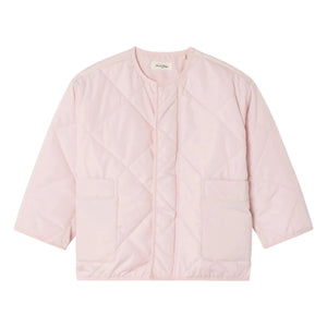 American Vintage - Vowbay Water-Repellent Quilted Jacket Made from Recycled Fibers | Pale Pink