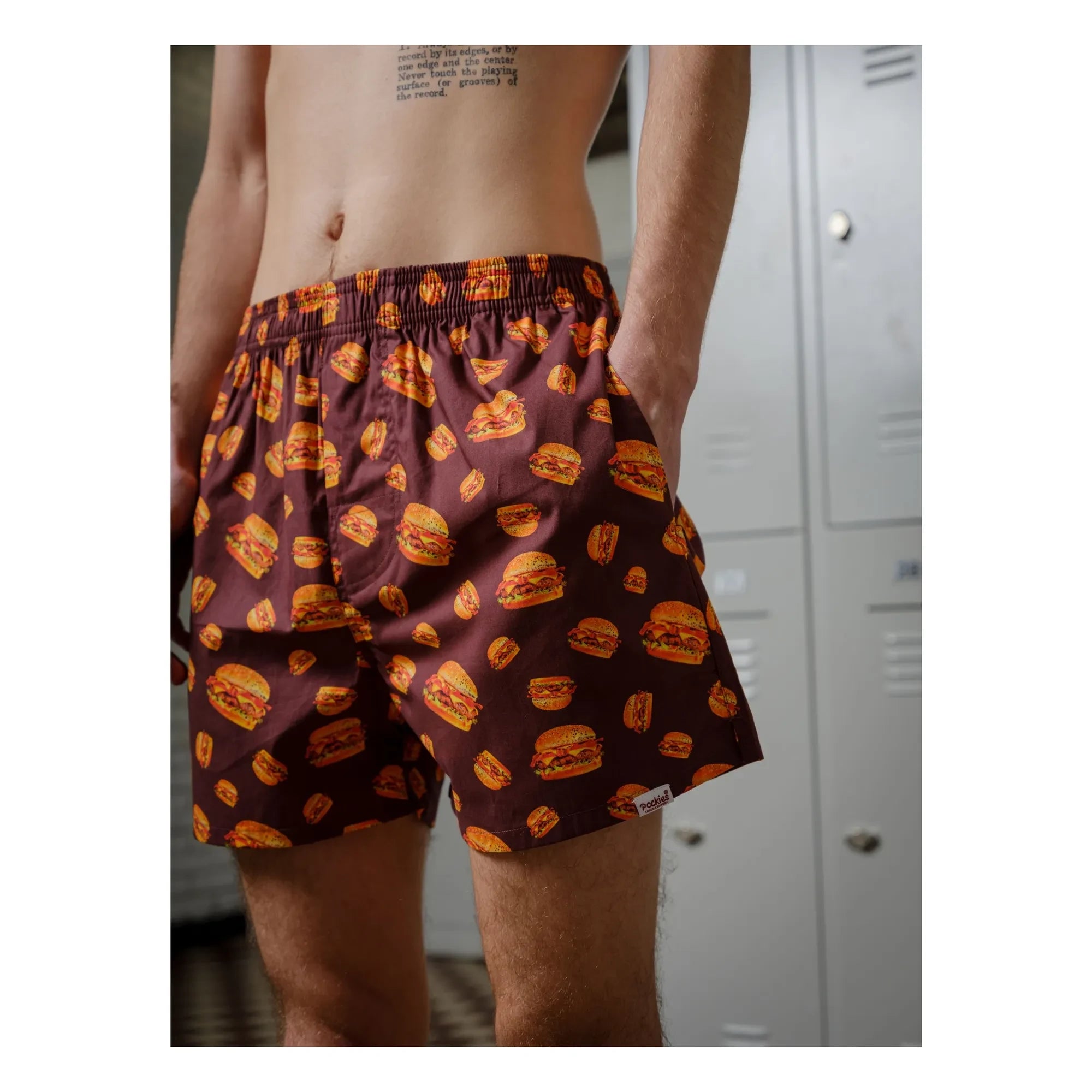 Pockies - Boxers Burger | Cherry Red