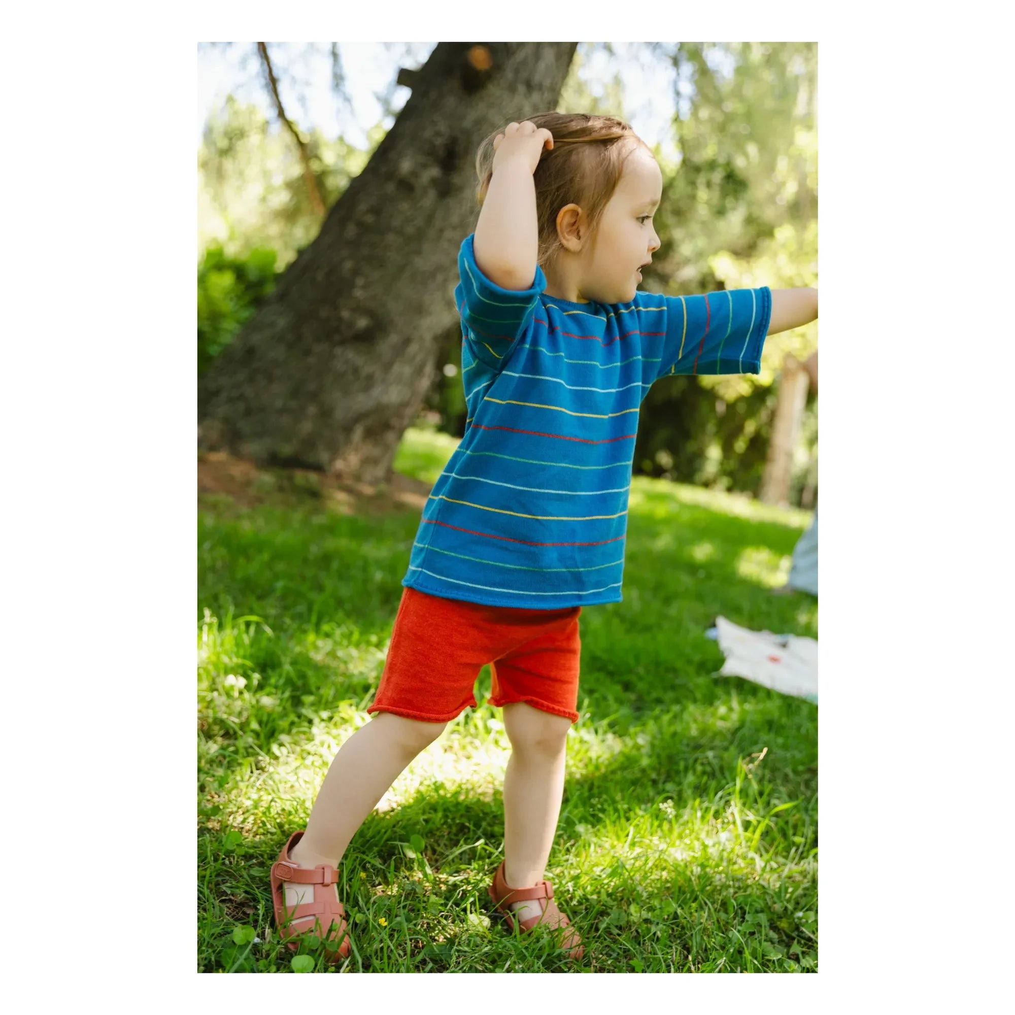 Bayiri - Explorer şort Organic cotton | Kırmızı