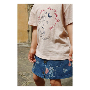 Konges Sløjd - Era Chat T-shirt Linen and organic cotton | Pink