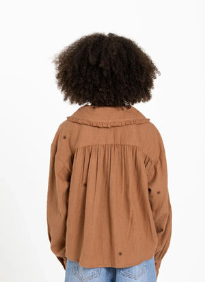 Hundred Pieces - Candy Stars Blouse | Brown