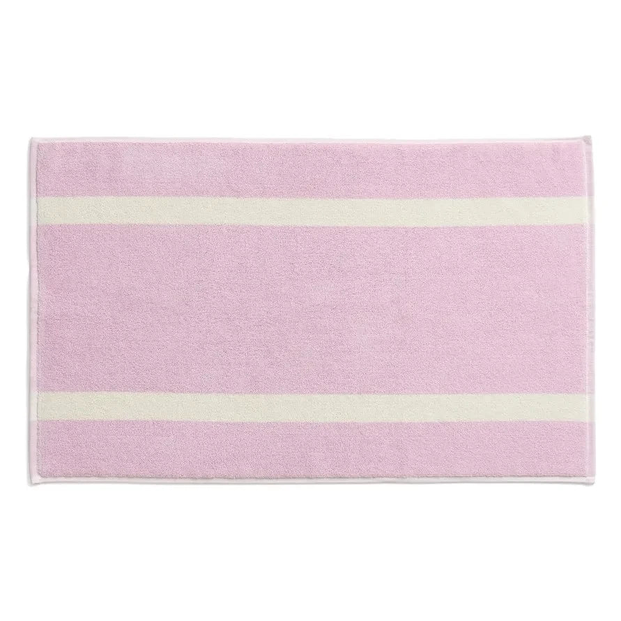 Hay - Striped Bath Mat | Pink