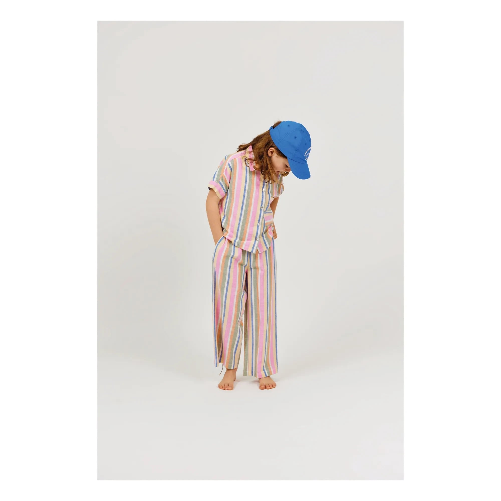Arsène et Les Pipelettes - Striped Vual Pants | Pink