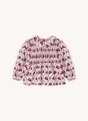 Fliink - Winter Cherries Gipeli Blouse | Pink