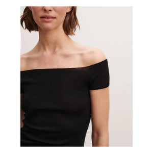 Bompard - Cashmere and Silk Bardot Neck Sweater | Black