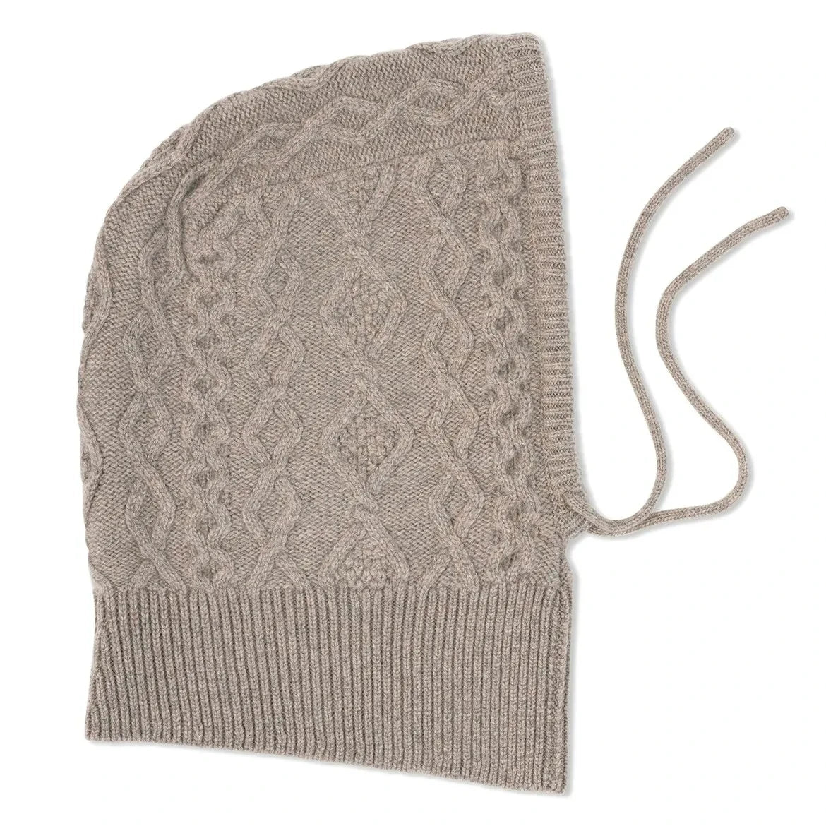 Bompard - Suzie Cashmere Hooded Top | Iced Brown